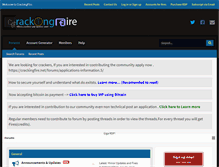 Tablet Screenshot of crackingfire.net